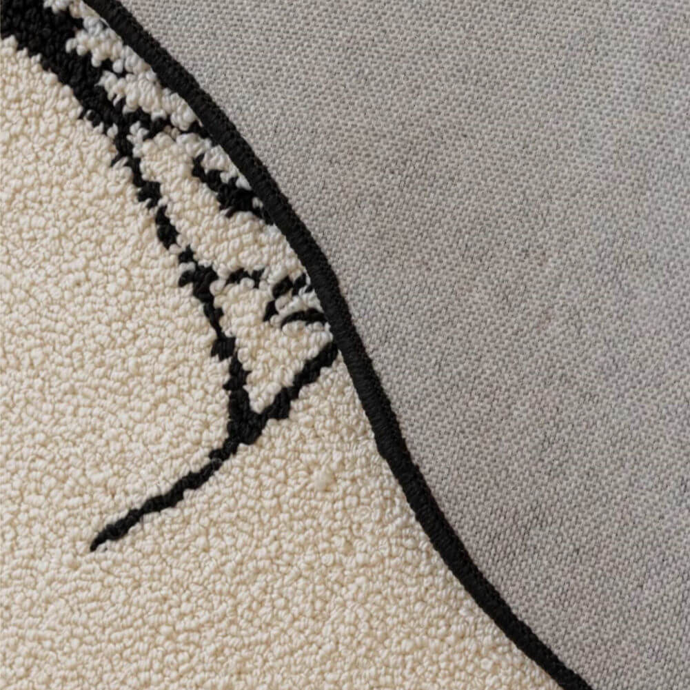 Area Rug - Bohemian, Abstract Shaped Stylish Flooring Cover