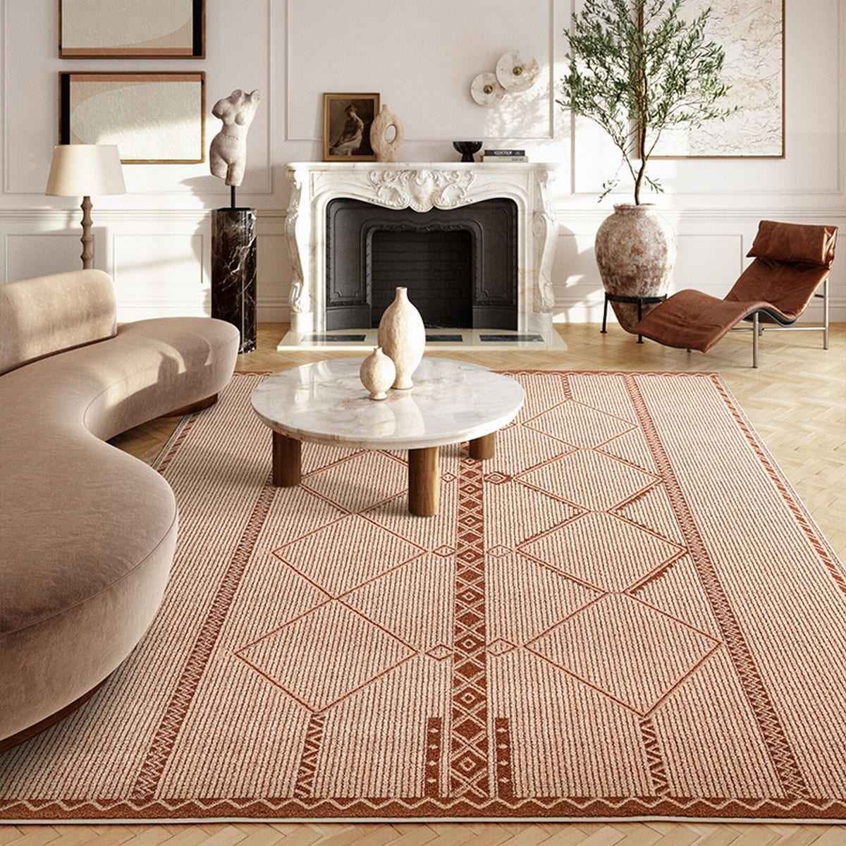 Area Rug - Bohemian, Contemporary Area – Soft Wilton Weave
