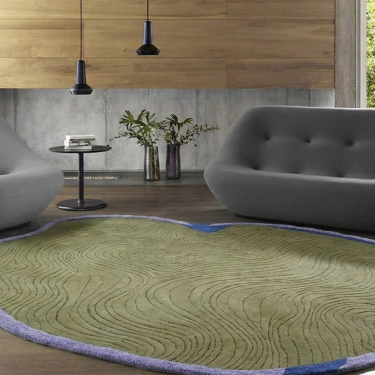 Area Rug - Bohemian, Asymmetrical Shaped – Captivating