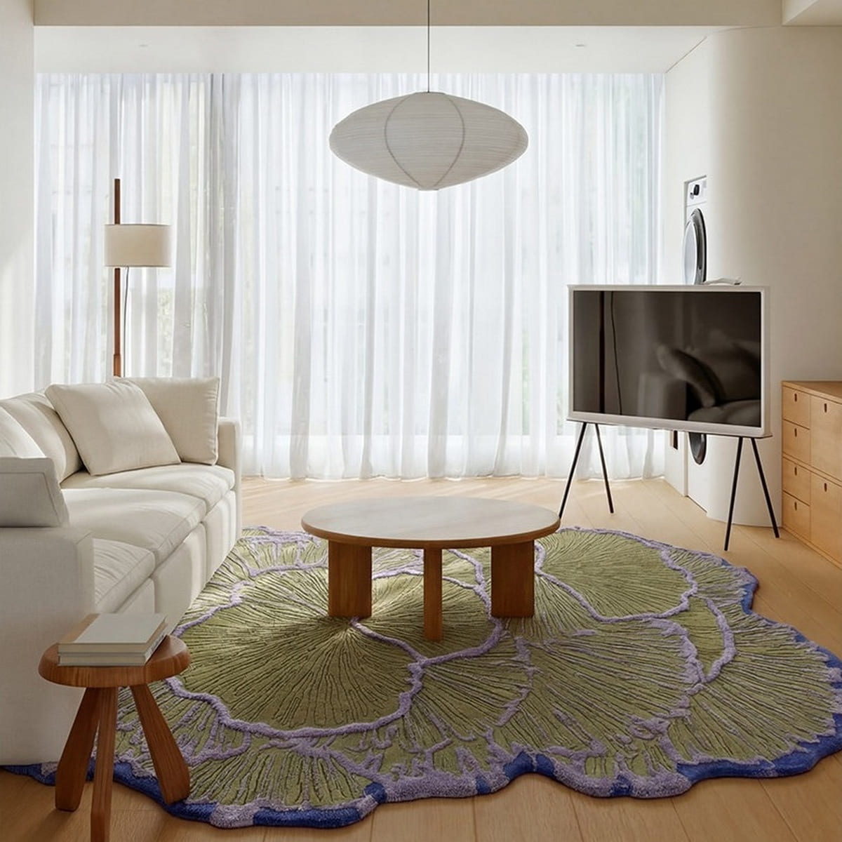Area Rug - Bohemian, Asymmetrical Shaped – Captivating