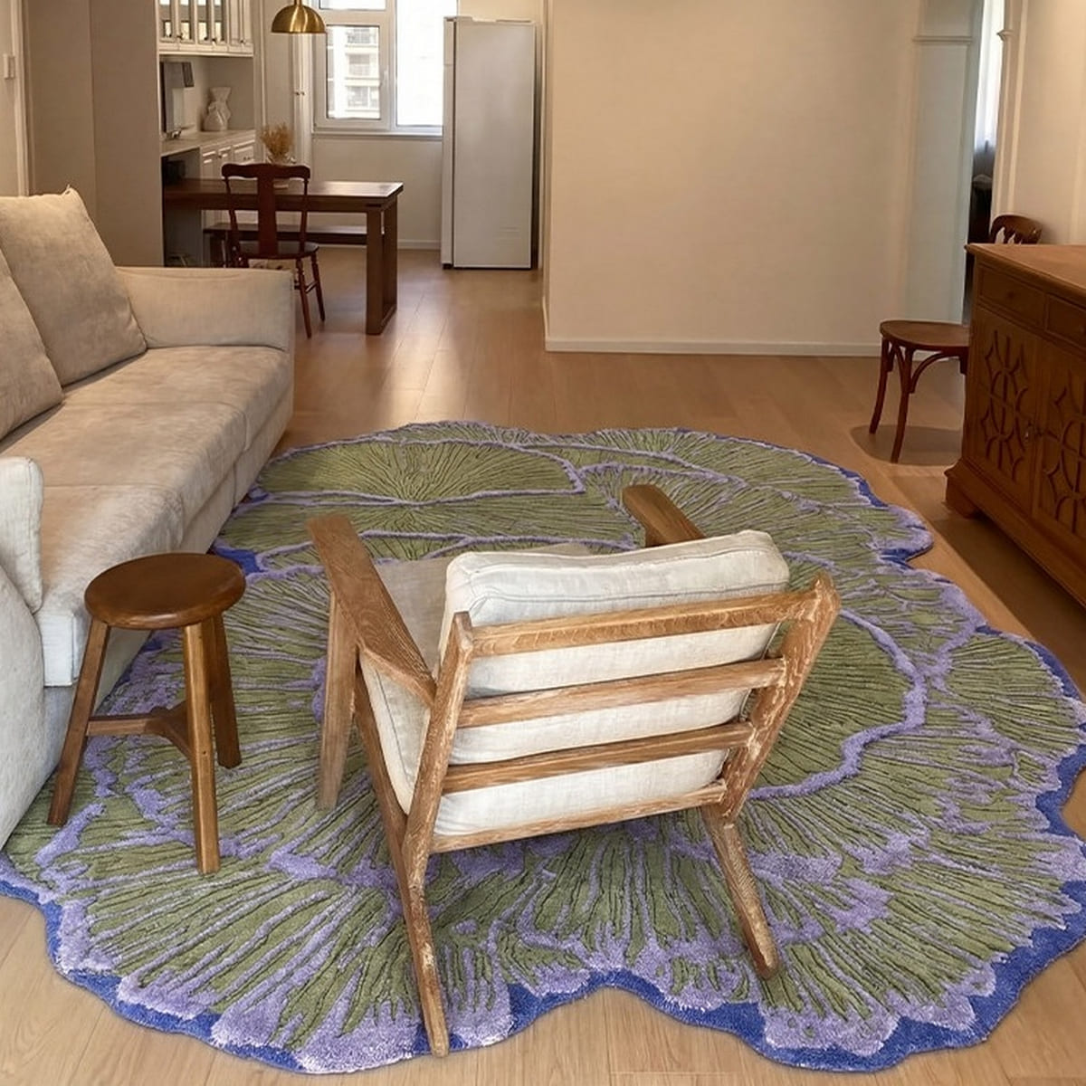 Area Rug - Bohemian, Asymmetrical Shaped – Captivating