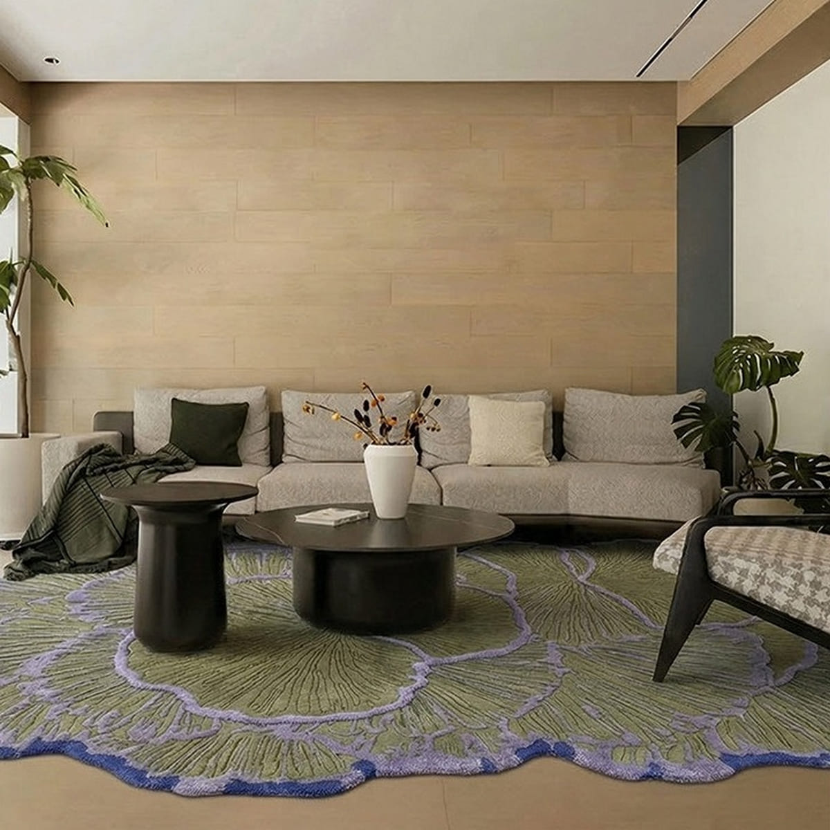 Area Rug - Bohemian, Asymmetrical Shaped – Captivating
