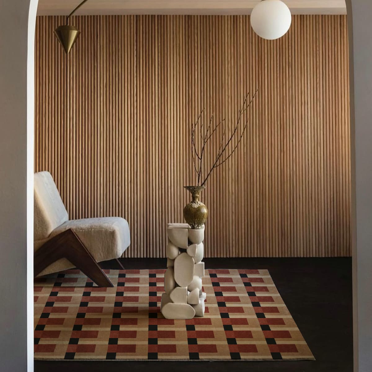 Area Rug - Bohemian, Bauhaus Area – Modern Geometric Art