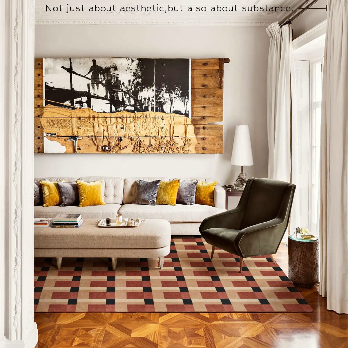 Area Rug - Bohemian, Bauhaus Area – Modern Geometric Art