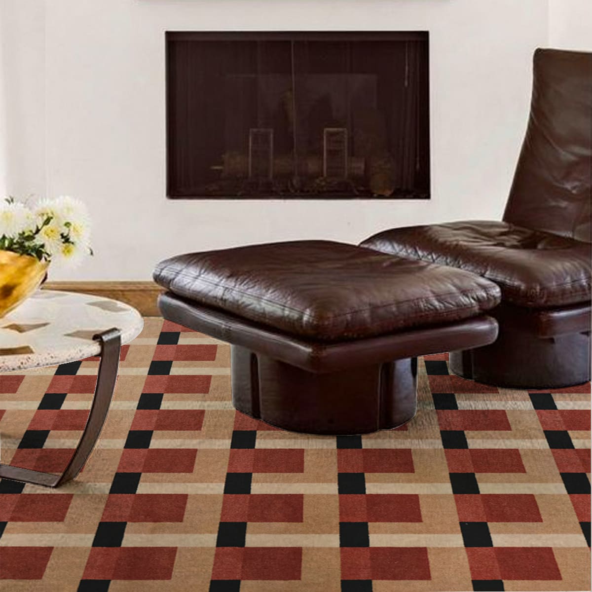 Area Rug - Bohemian, Bauhaus Area – Modern Geometric Art