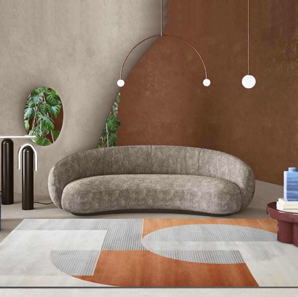 Area Rug - Bohemian, Bauhaus Awesome Modern Pattern Design