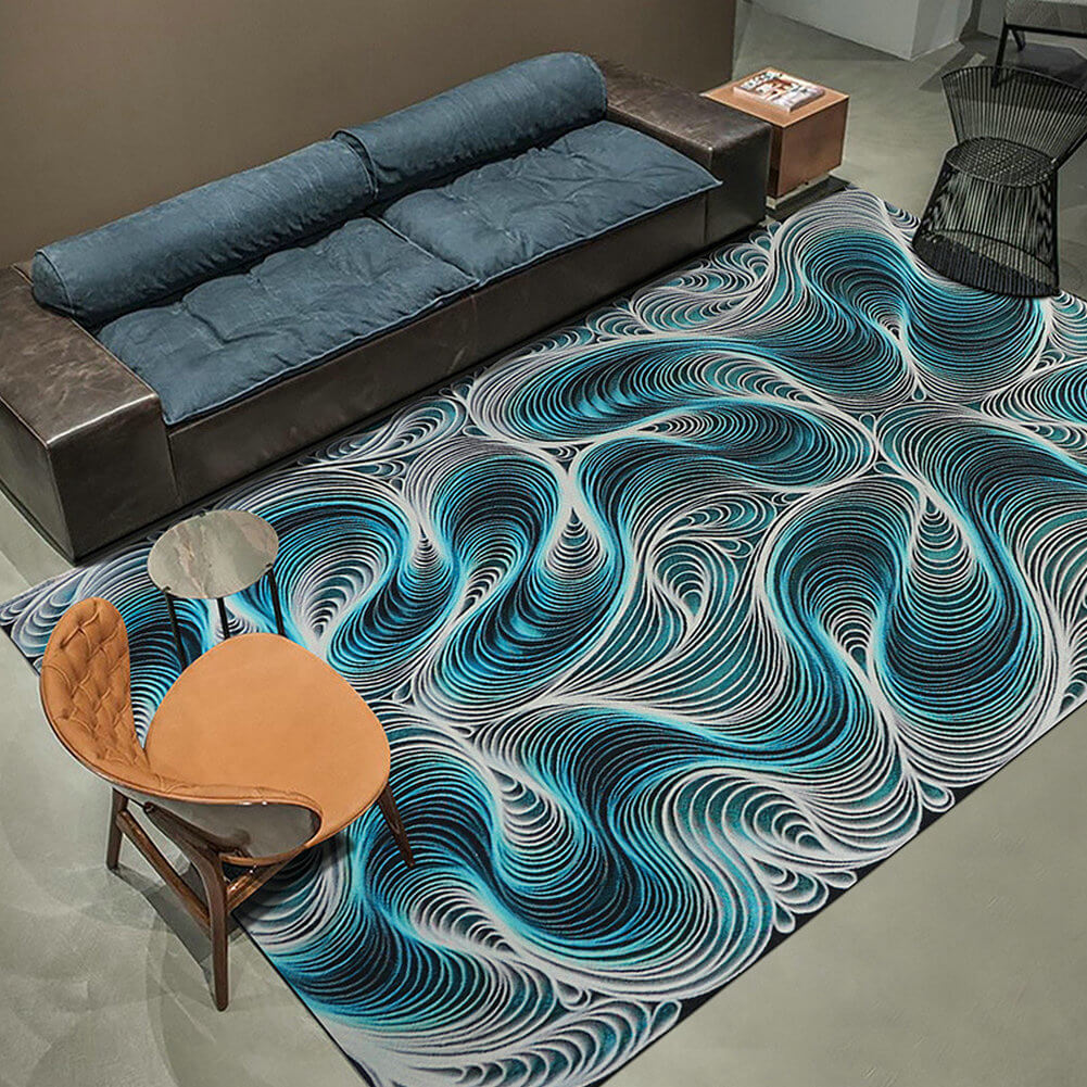 Area Rug - Bohemian, Beautiful – Colorful Abstract Pattern
