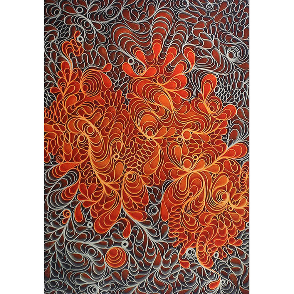 Area Rug - Bohemian, Beautiful – Colorful Abstract Pattern