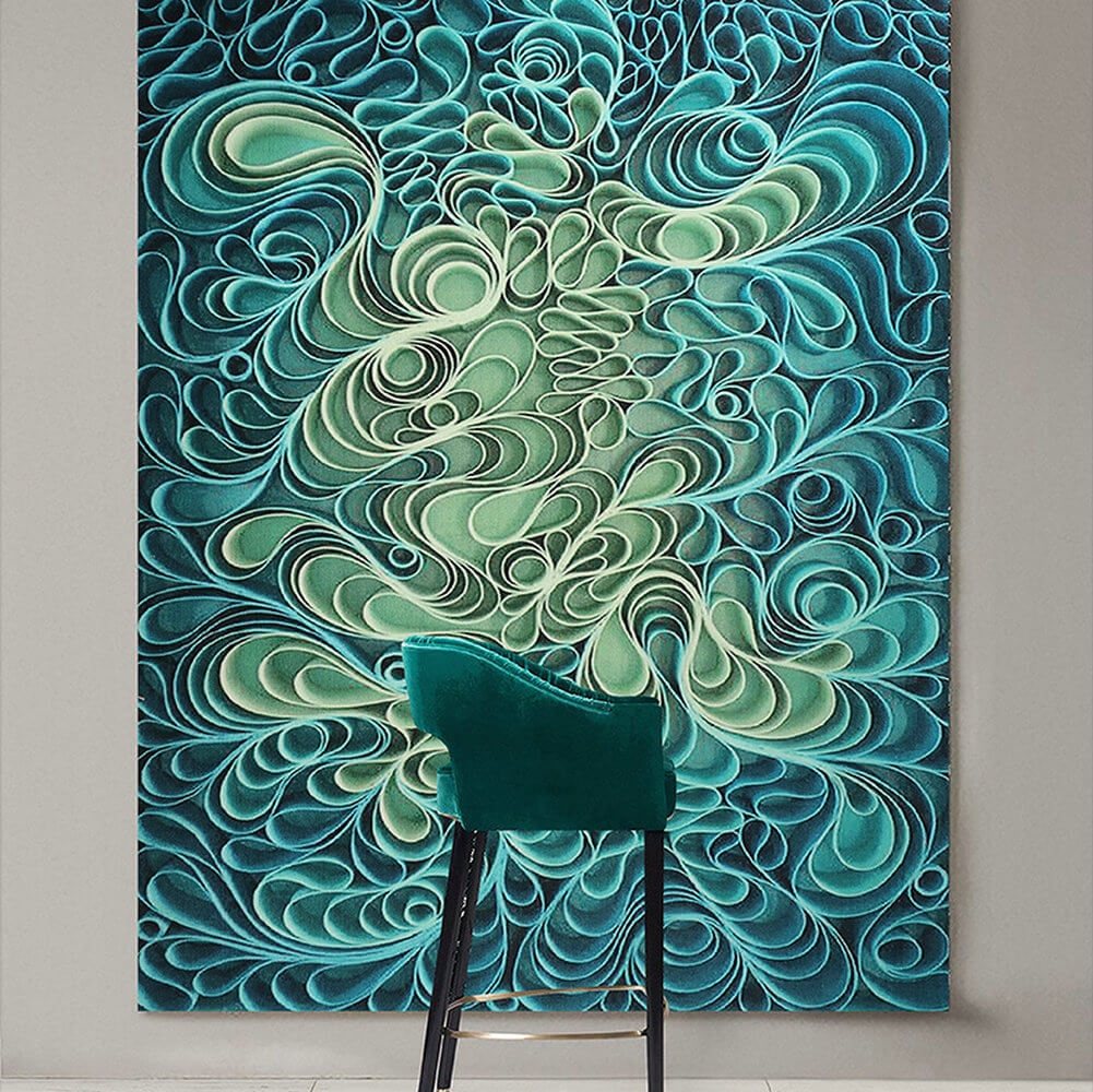 Area Rug - Bohemian, Beautiful – Colorful Abstract Pattern