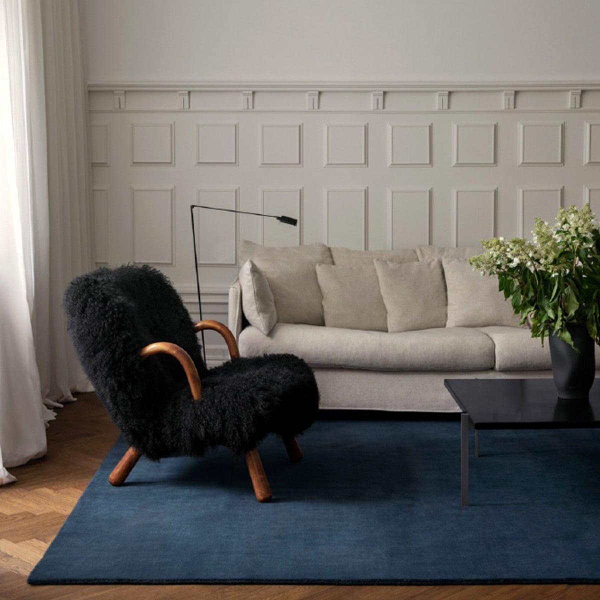 Area Rug - Bohemian, Bedroom – Refined Prussian Minimalist
