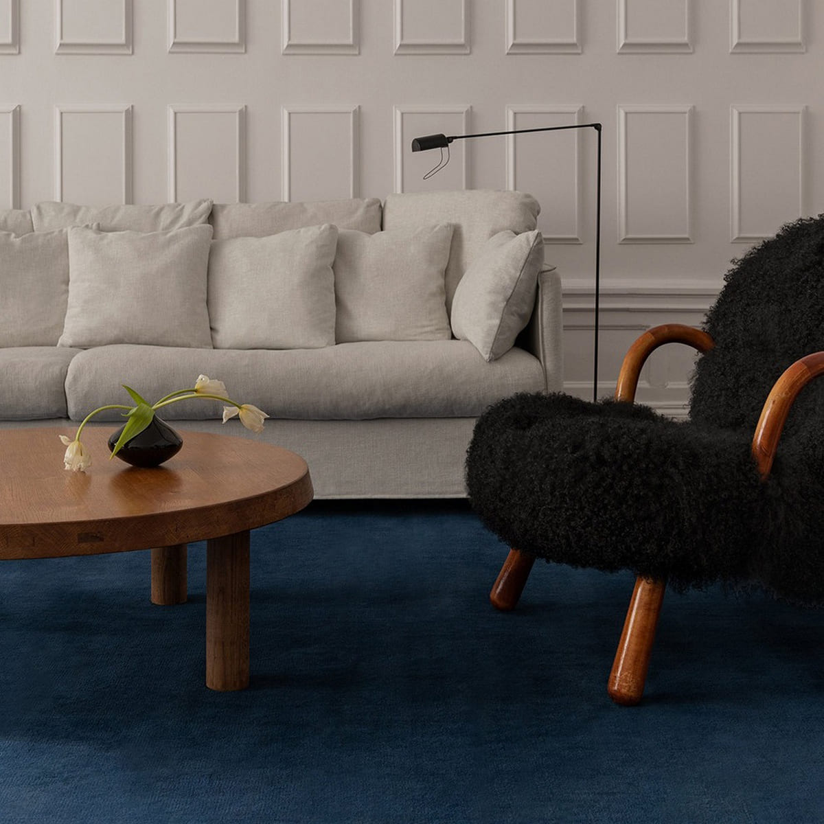Area Rug - Bohemian, Bedroom – Refined Prussian Minimalist