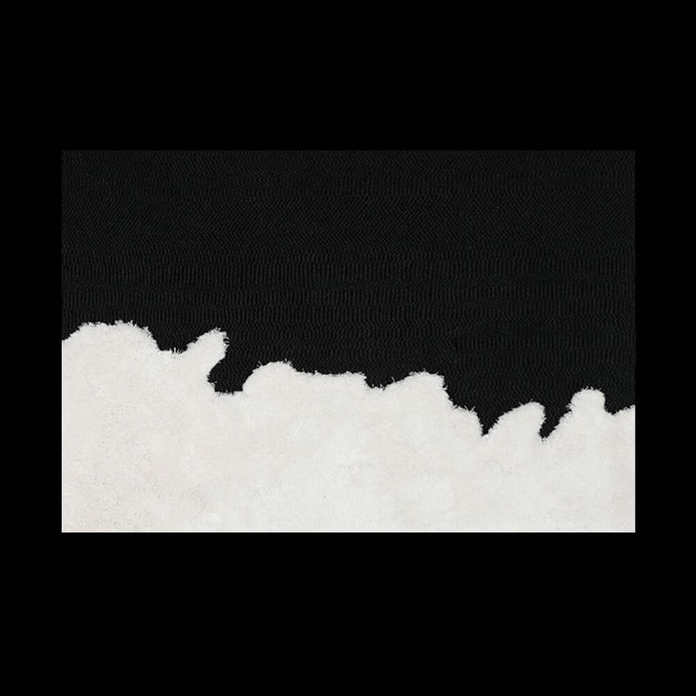 Area Rug - Bohemian, Black and White Uniquely Contemporary