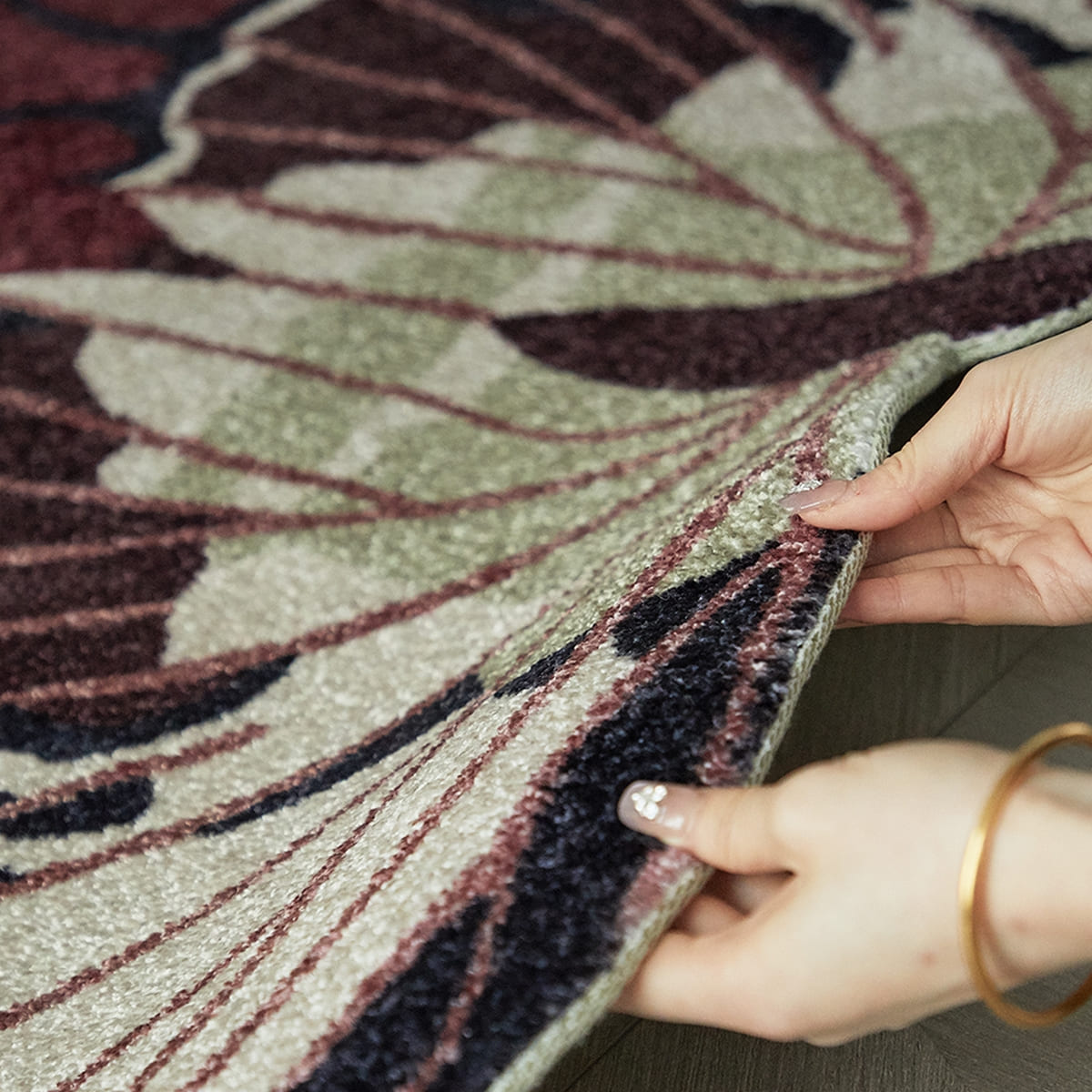 Area Rug - Bohemian, Butterfly Colorful Flying Animals