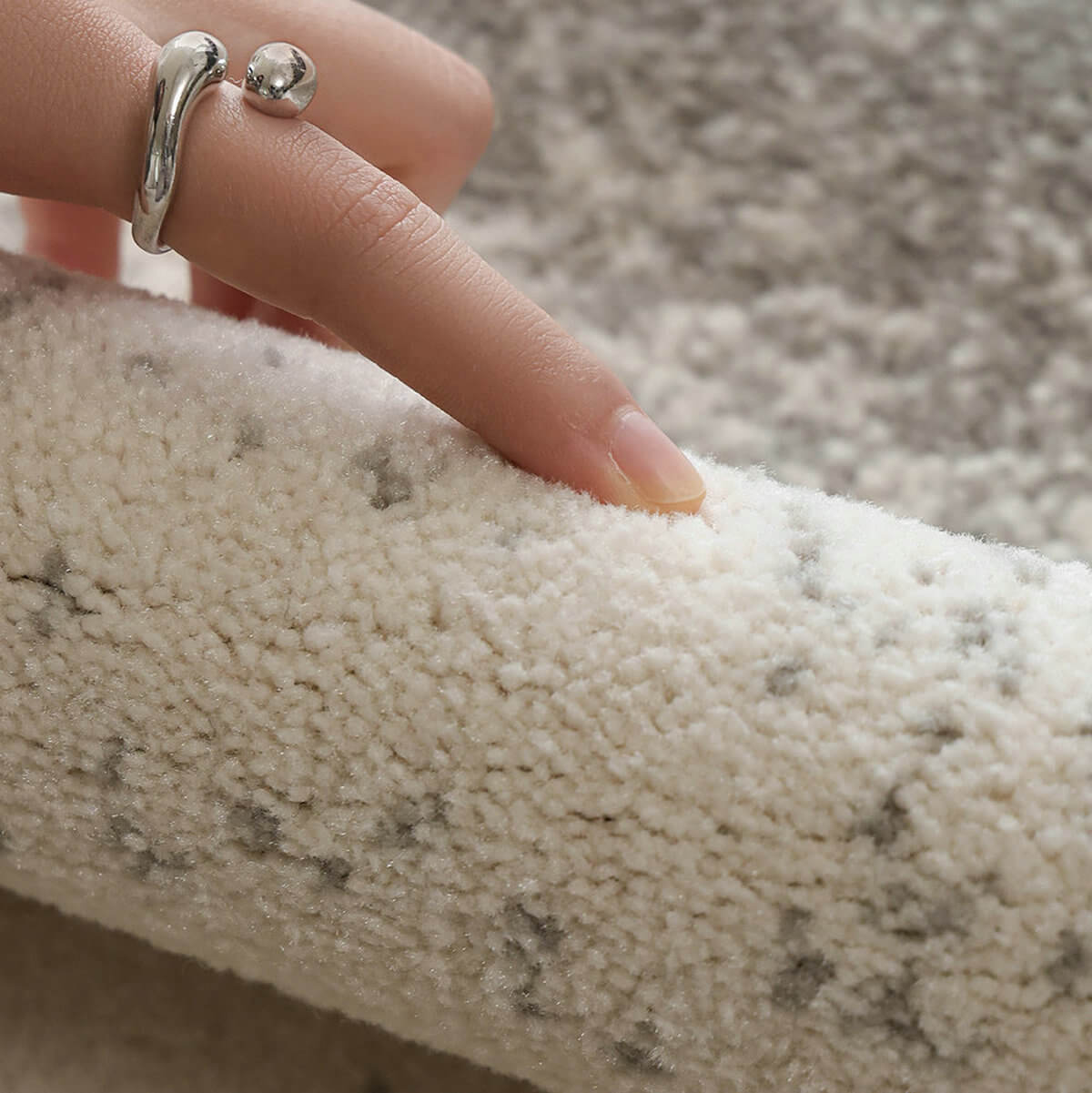 Area Rug - Bohemian, Cloud Shaped – Soft Aesthetic Gradient