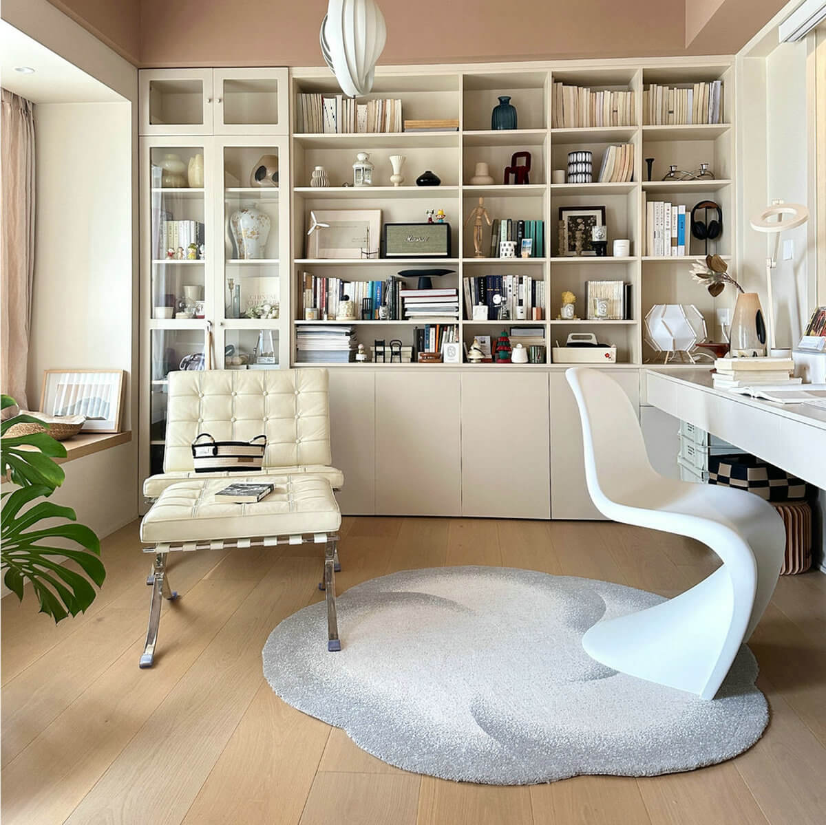 Area Rug - Bohemian, Cloud Shaped – Soft Aesthetic Gradient
