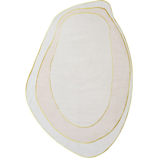 Accent Rug Bohemian Abstract Gold Soft Living Room