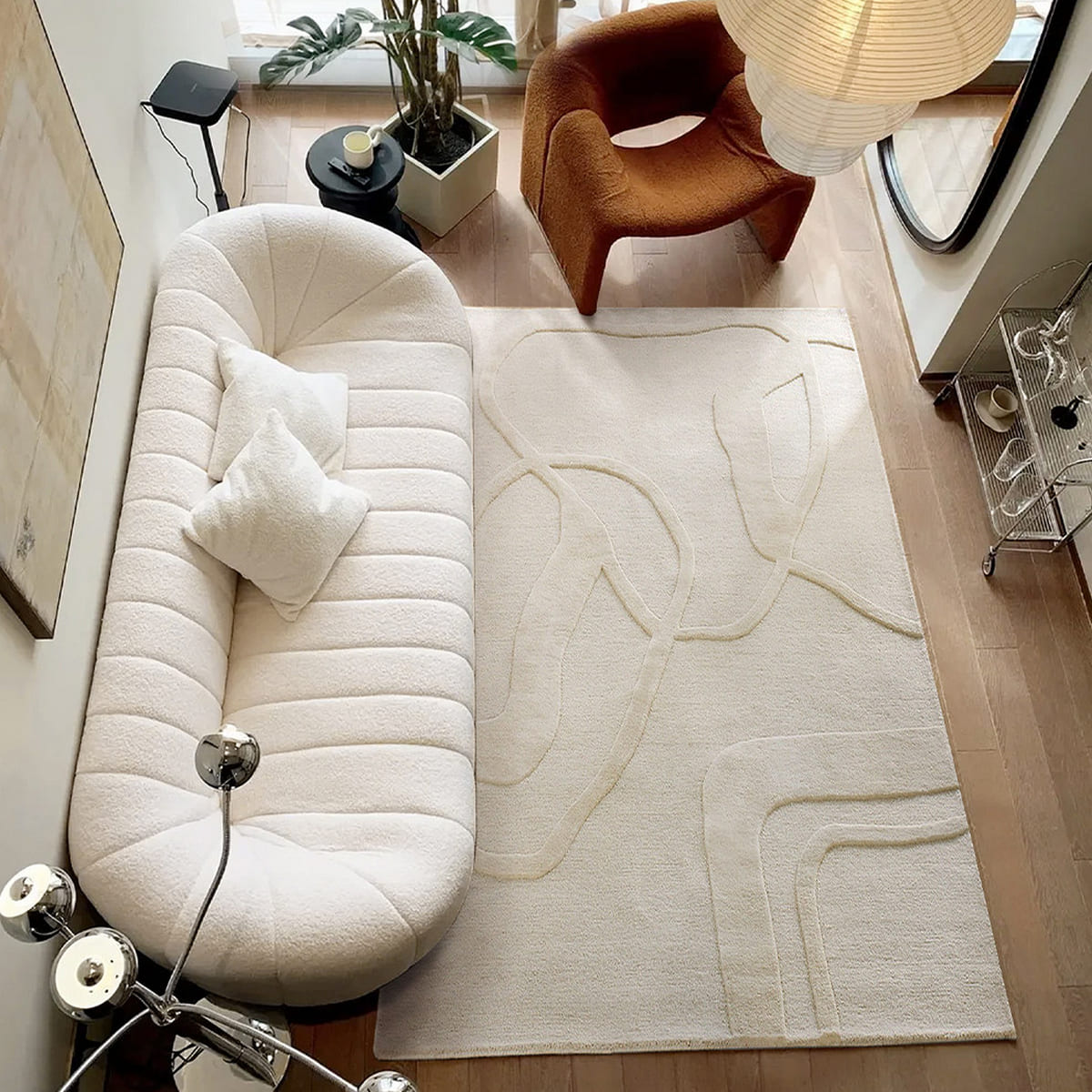 Area Rug - Bohemian, Contemporary Area – Neutral Textured