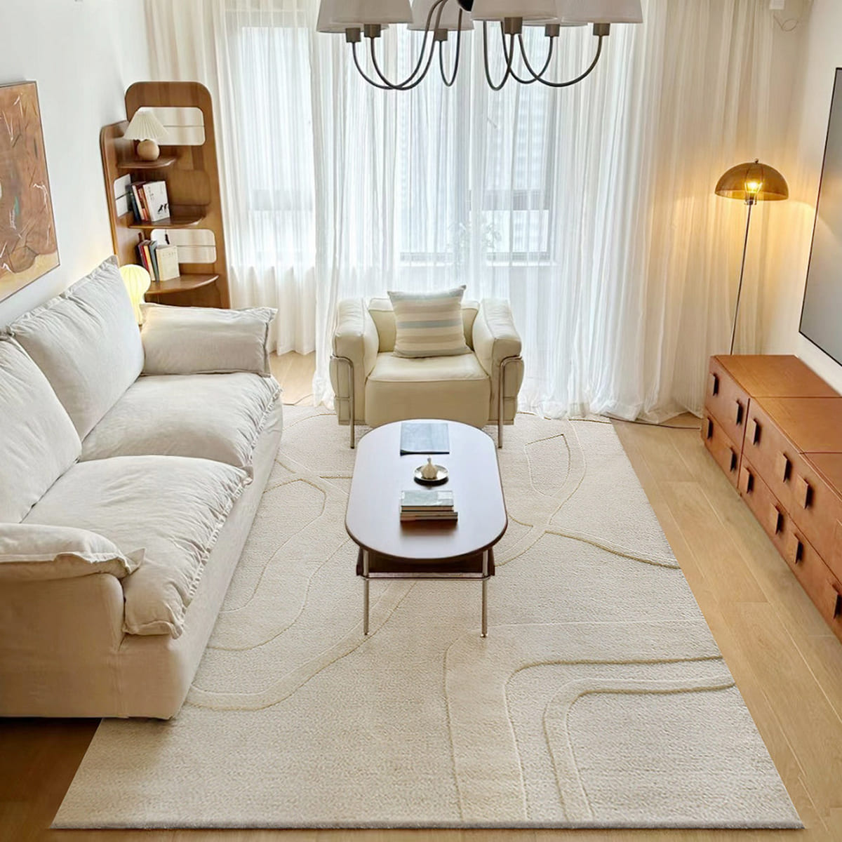 Area Rug - Bohemian, Contemporary Area – Neutral Textured