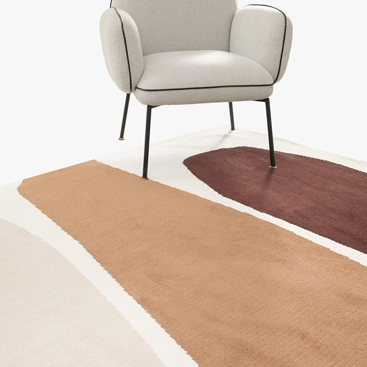 Area Rug - Bohemian, Contemporary Softness Modern Colored