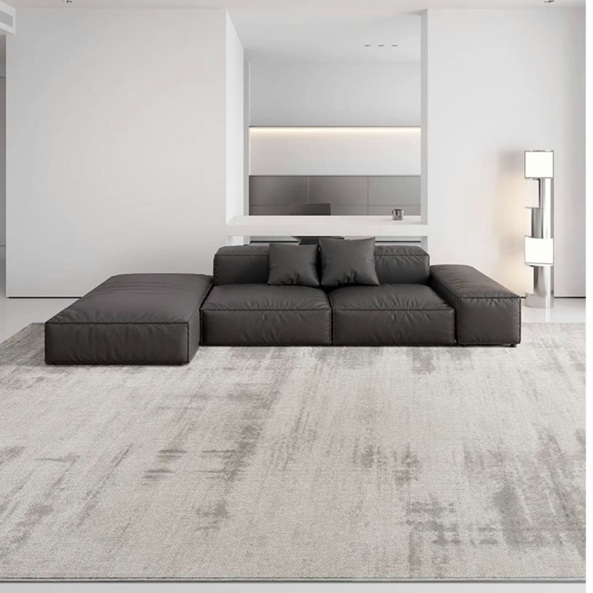 Area Rug - Bohemian, Contemporary Grey – Modern Abstract