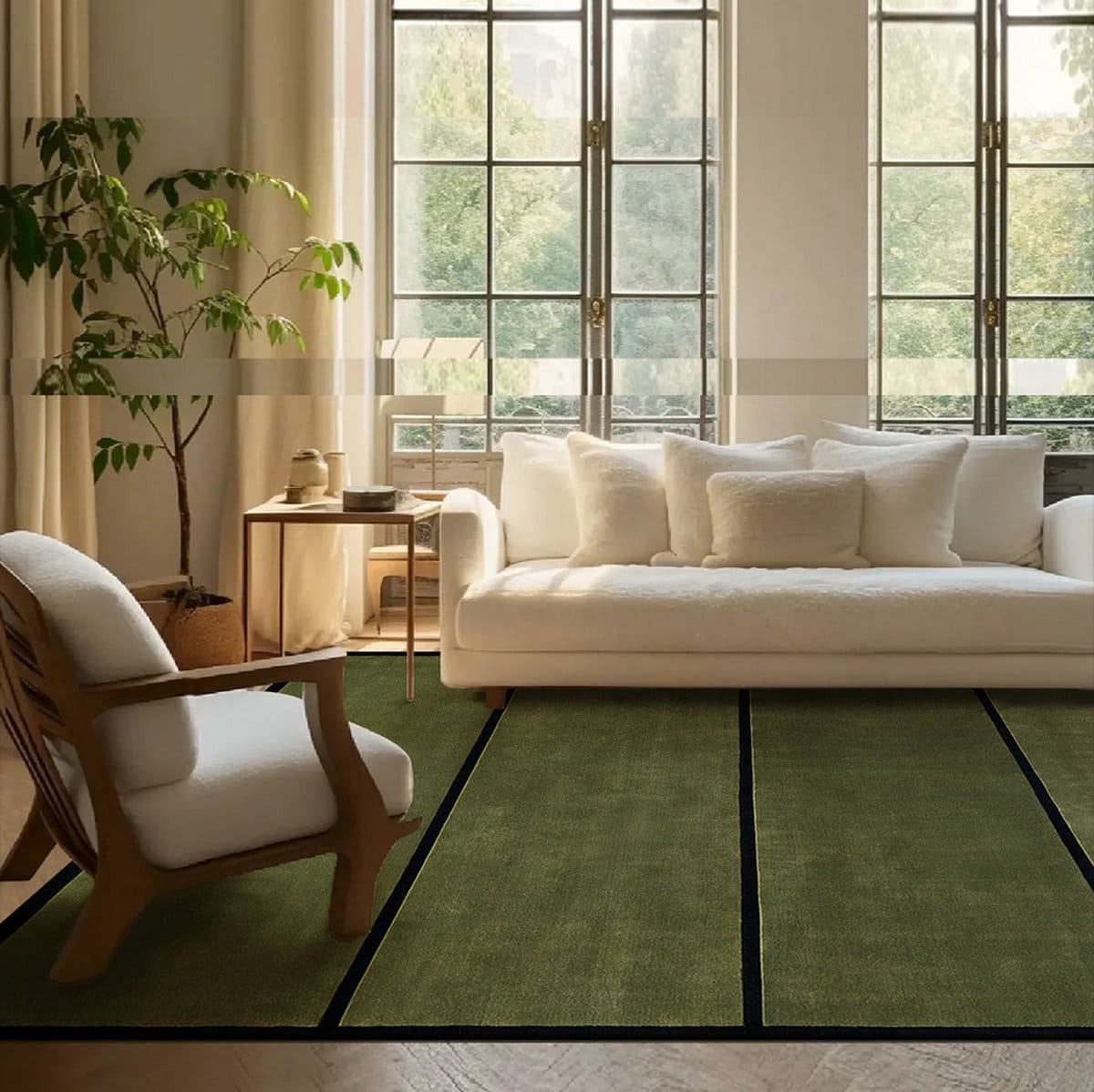 Area Rug - Bohemian, Designer Area – Handcrafted Grid