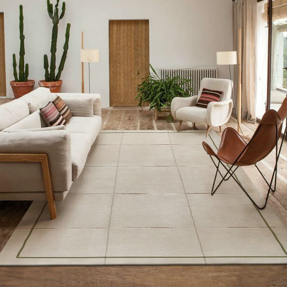 Area Rug - Bohemian, Designer Area – Handcrafted Grid