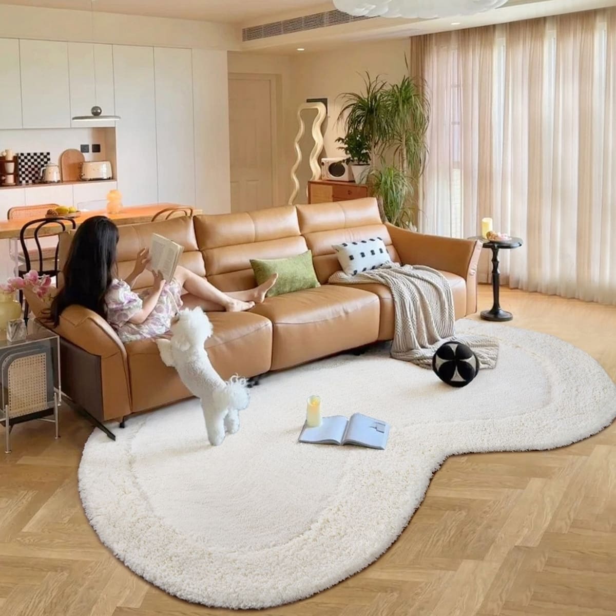 Area Rug - Bohemian, Designer – Modern Irregular Sculpted