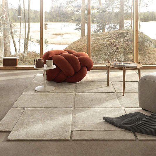 Area Rug Bohemian Handcrafted Wool Living Room