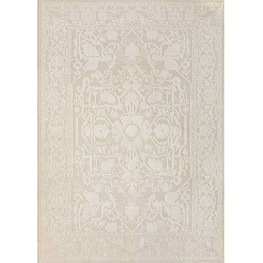 bohemian area rug traditional french pattern living room