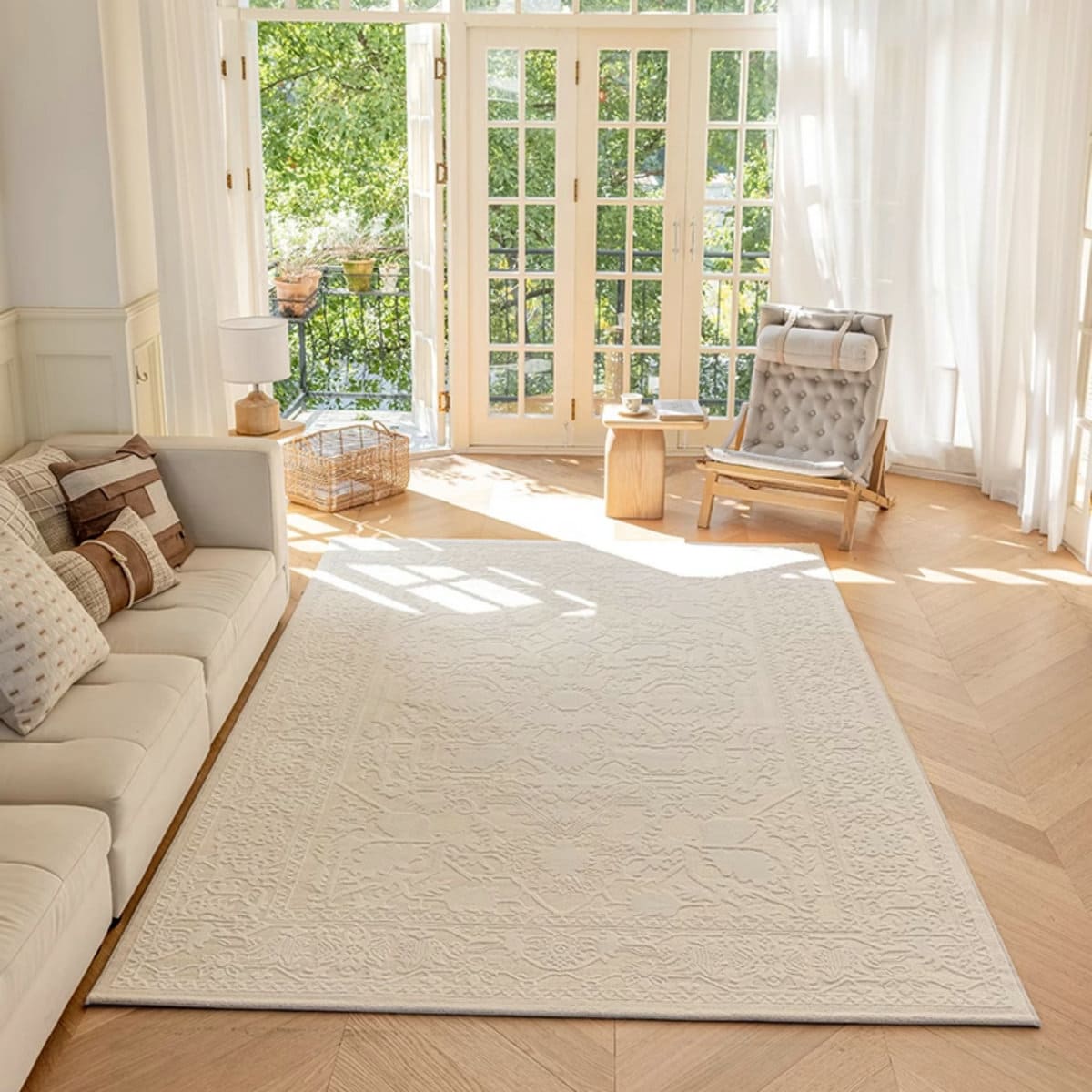 Area Rug - Bohemian, Floor Area Traditional French Pattern
