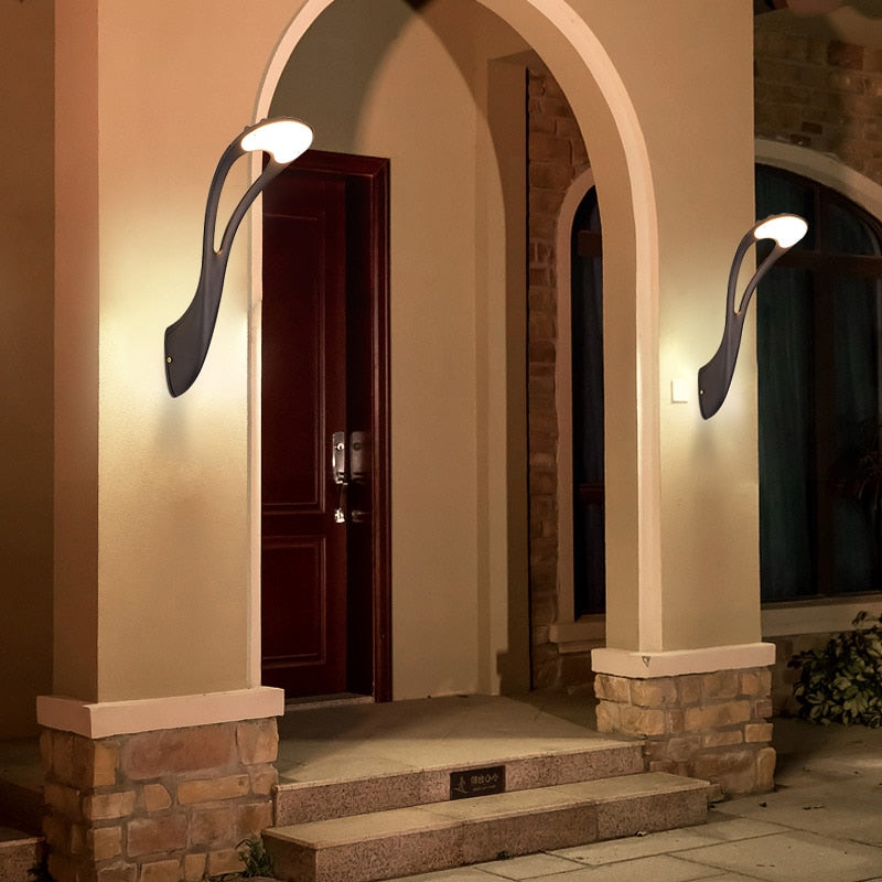 Outdoor Wall Light Modern Waterproof LED Patio