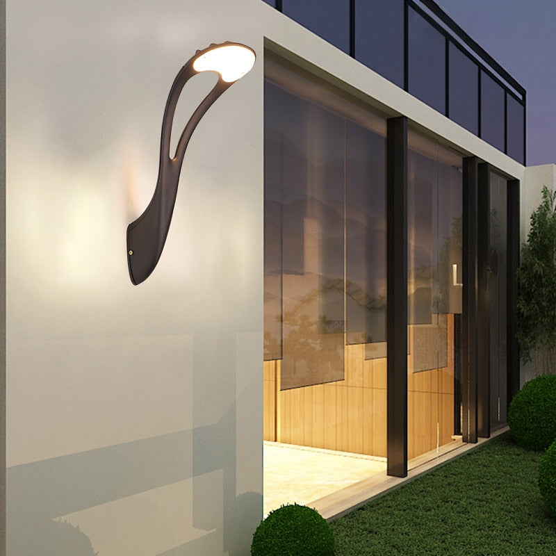 Outdoor Wall Light Modern Waterproof LED Patio