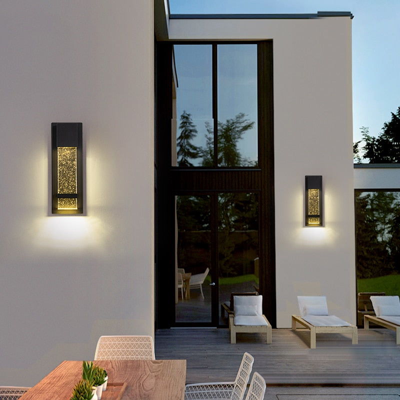 Outdoor Wall Light Modern Motion Sensor LED Waterproof