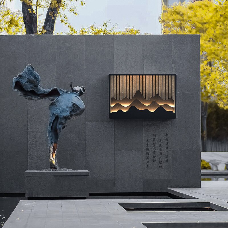 Outdoor Wall Light Modern Waterproof Garden Patio