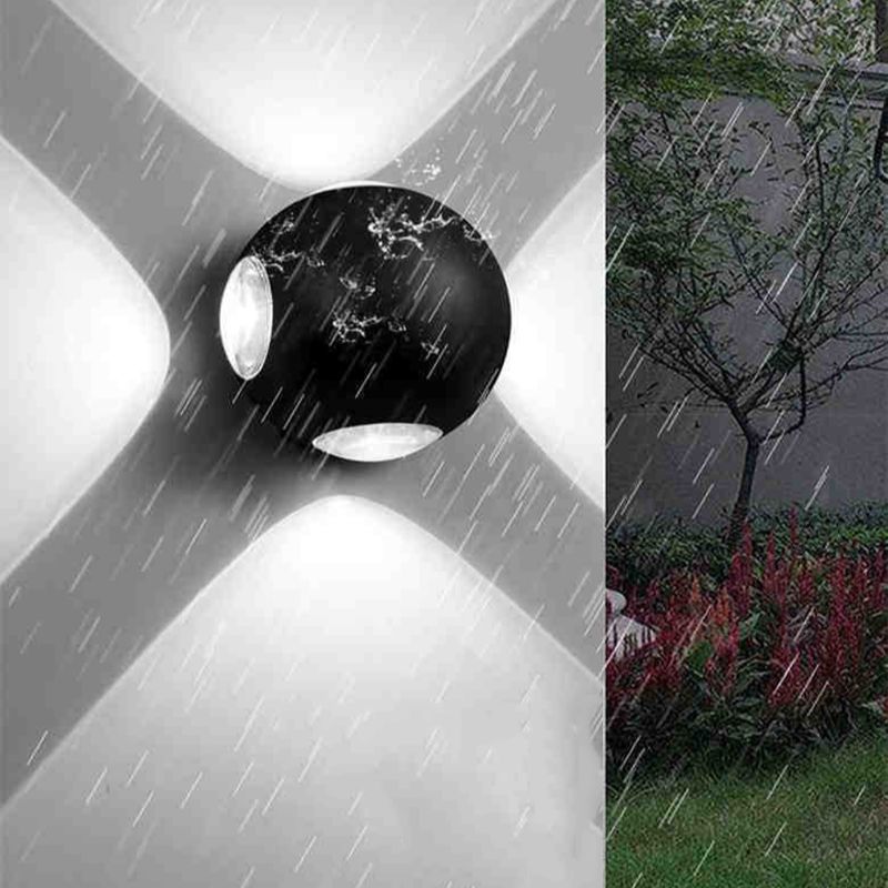 Outdoor Wall Light Modern Waterproof Aluminum Garden