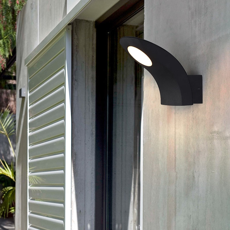 Outdoor Wall Light Modern Waterproof LED Patio