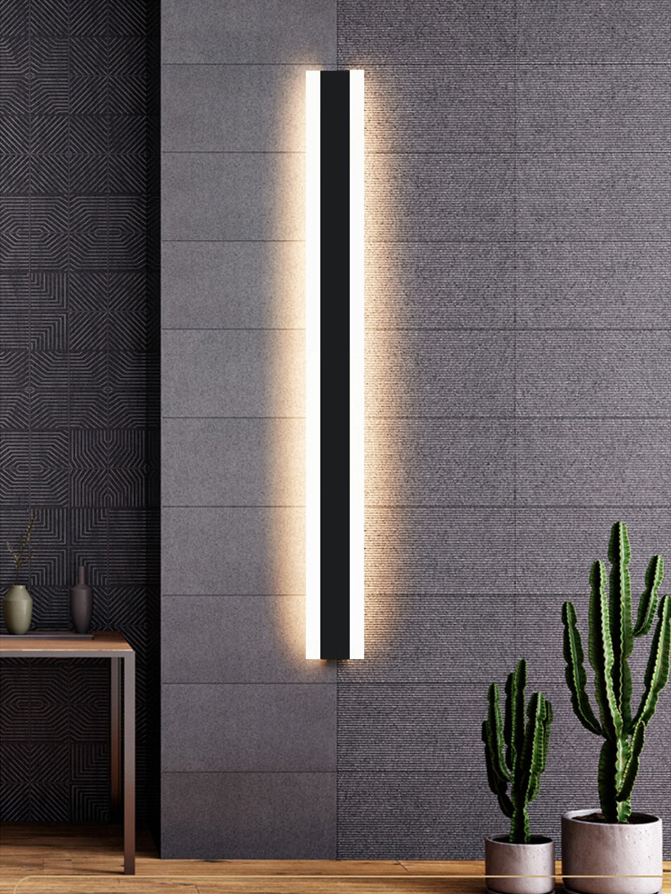 Outdoor Wall Light Modern LED Waterproof Long Strip