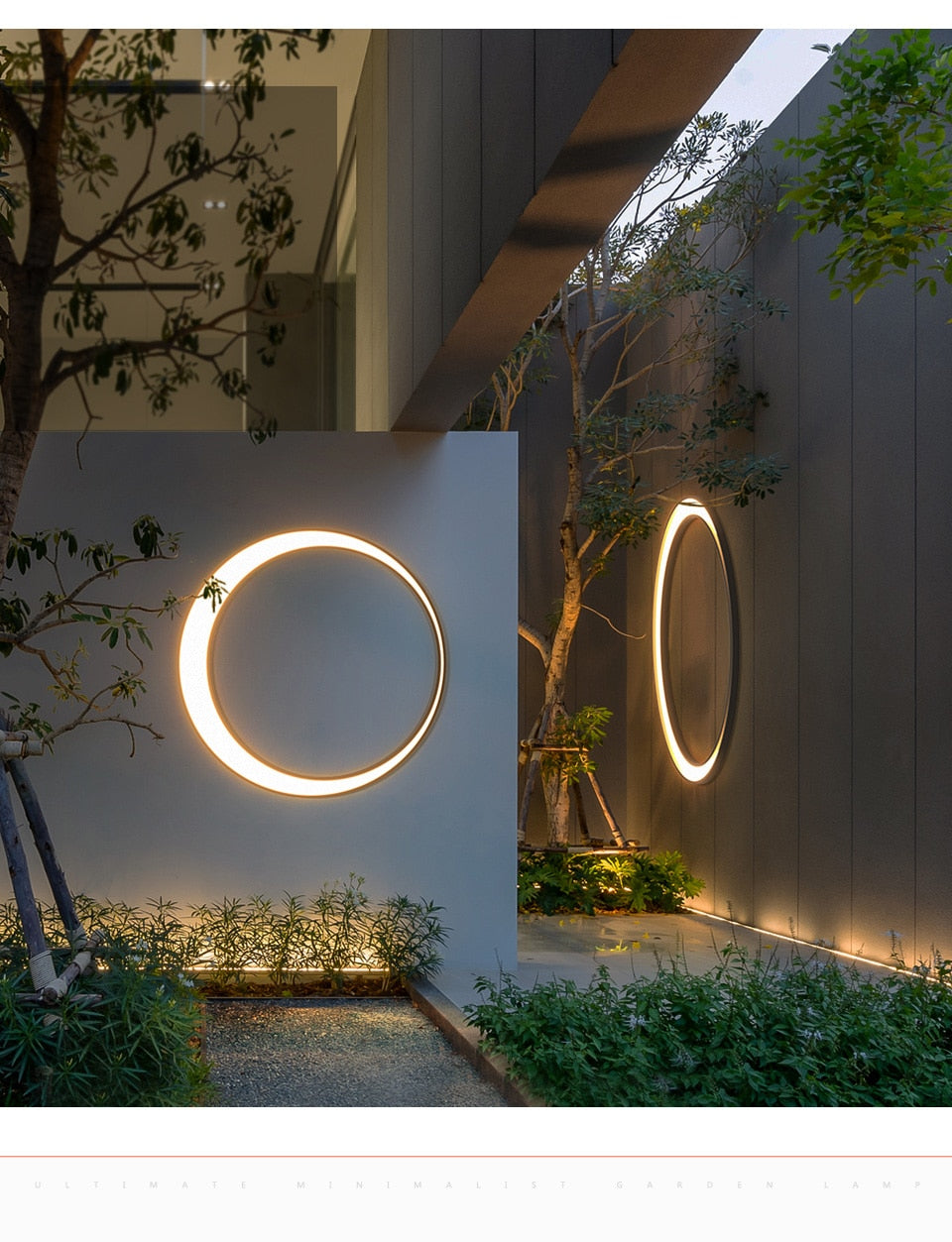 Modern Outdoor Wall Light Waterproof Garden Patio