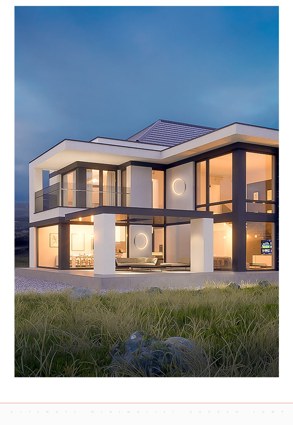 Modern Outdoor Wall Light Waterproof Garden Patio
