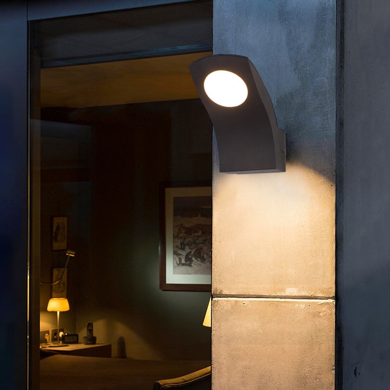 Outdoor Wall Light Modern Waterproof LED Patio