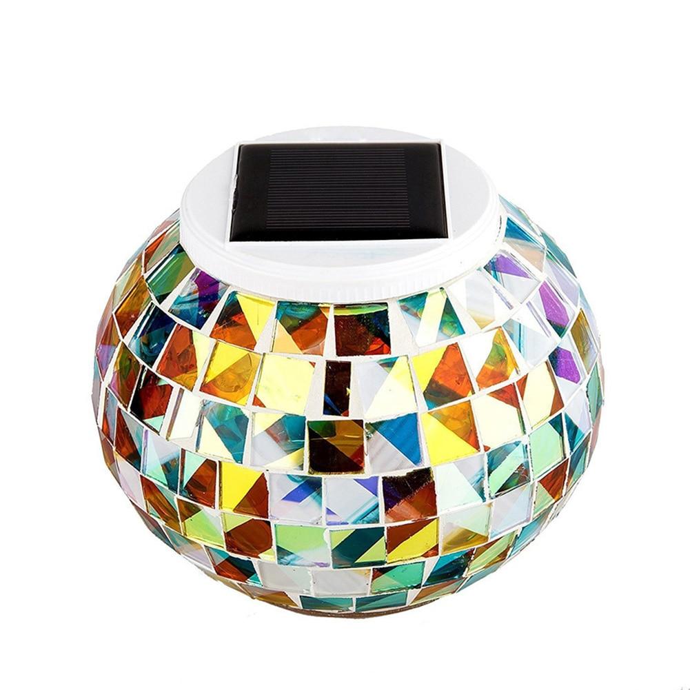 Garden Light Mosaic LED Warm Glow Outdoor Pathway