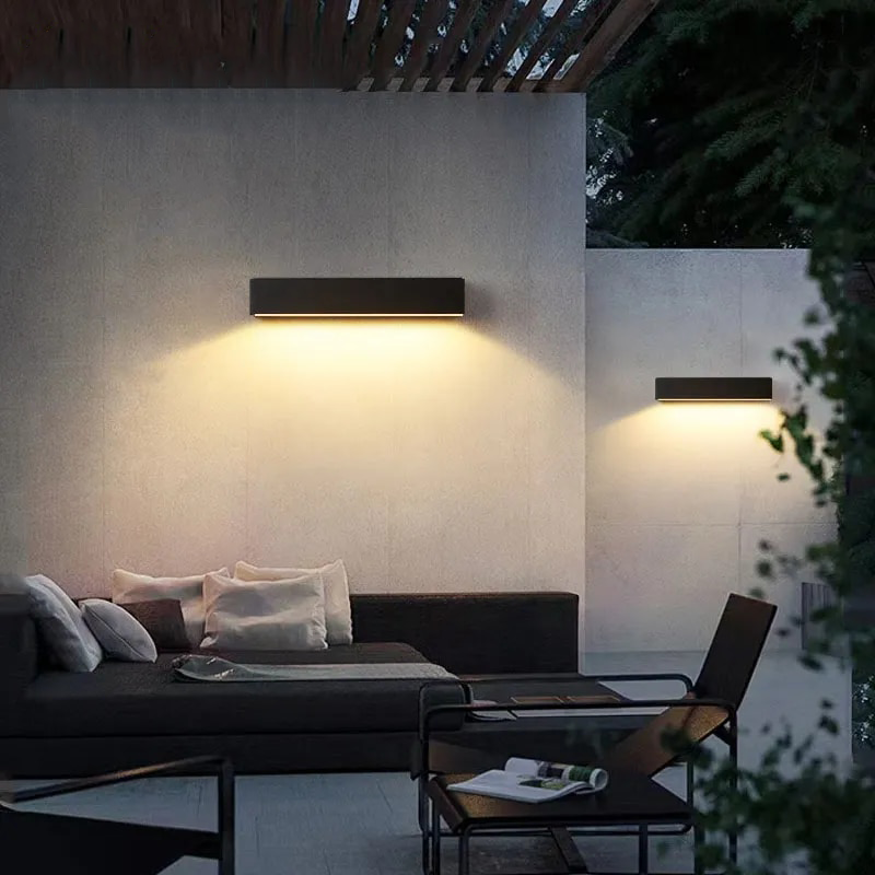 Outdoor Wall Sconce Modern LED Waterproof Patio Light