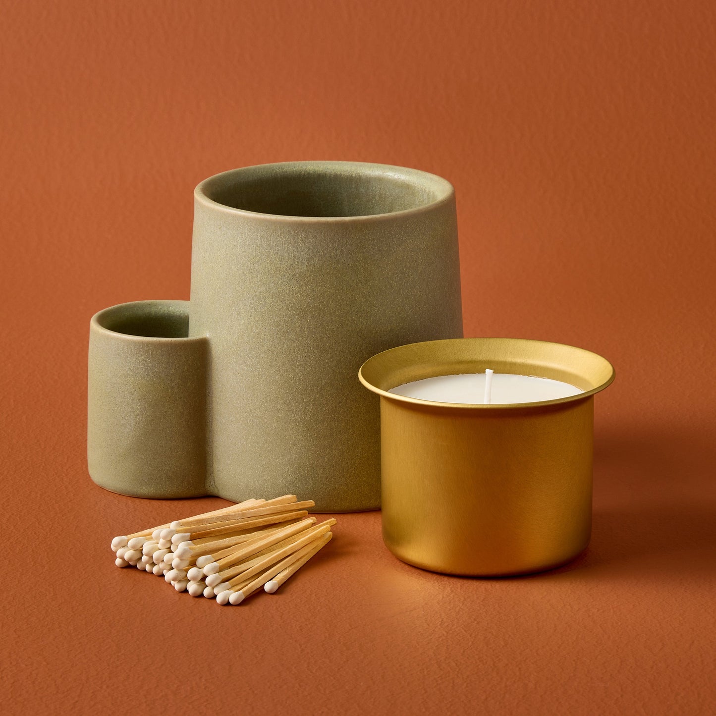 Indoor Planter - Ember Earth Candle +, Ceramic