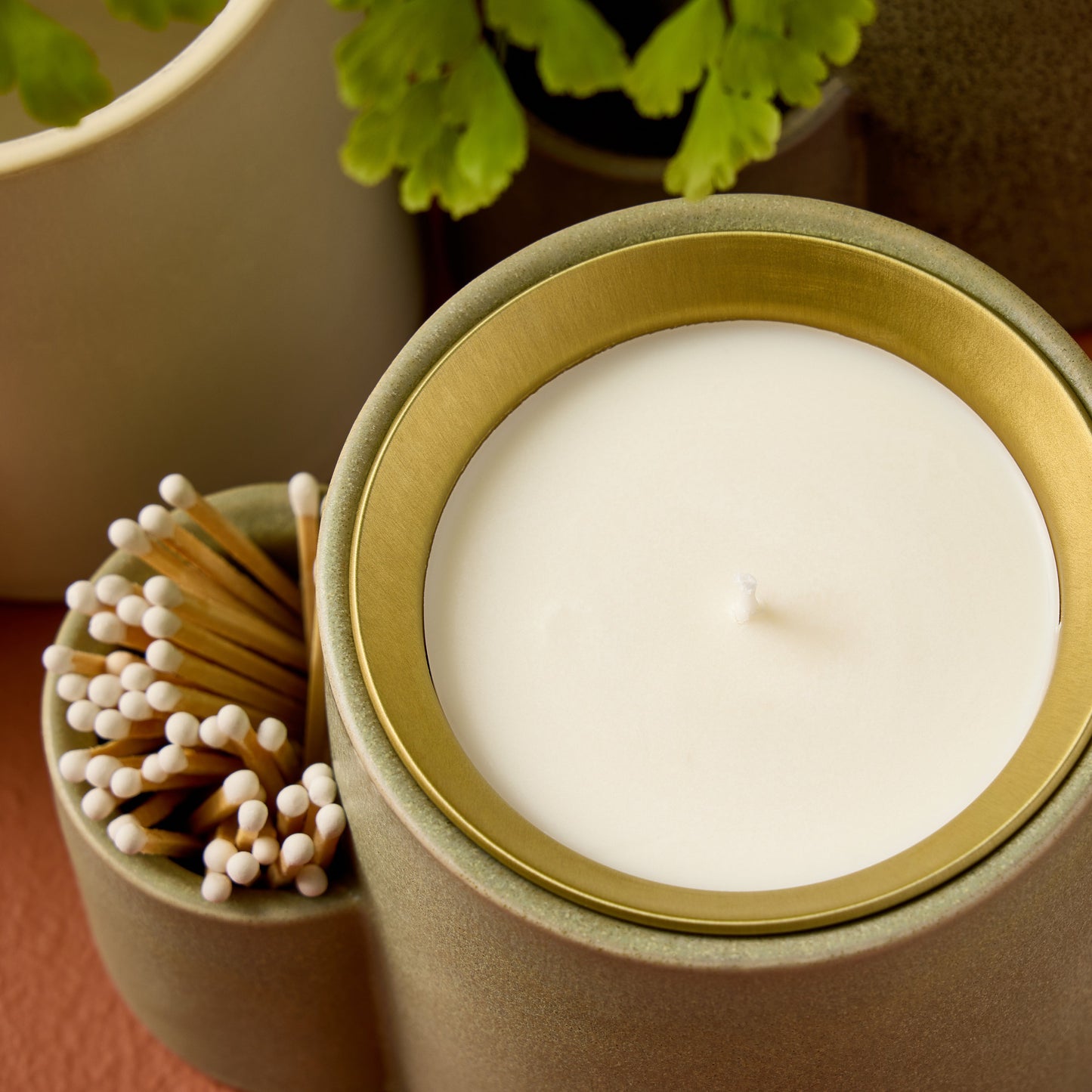 Indoor Planter - Ember Earth Candle +, Ceramic