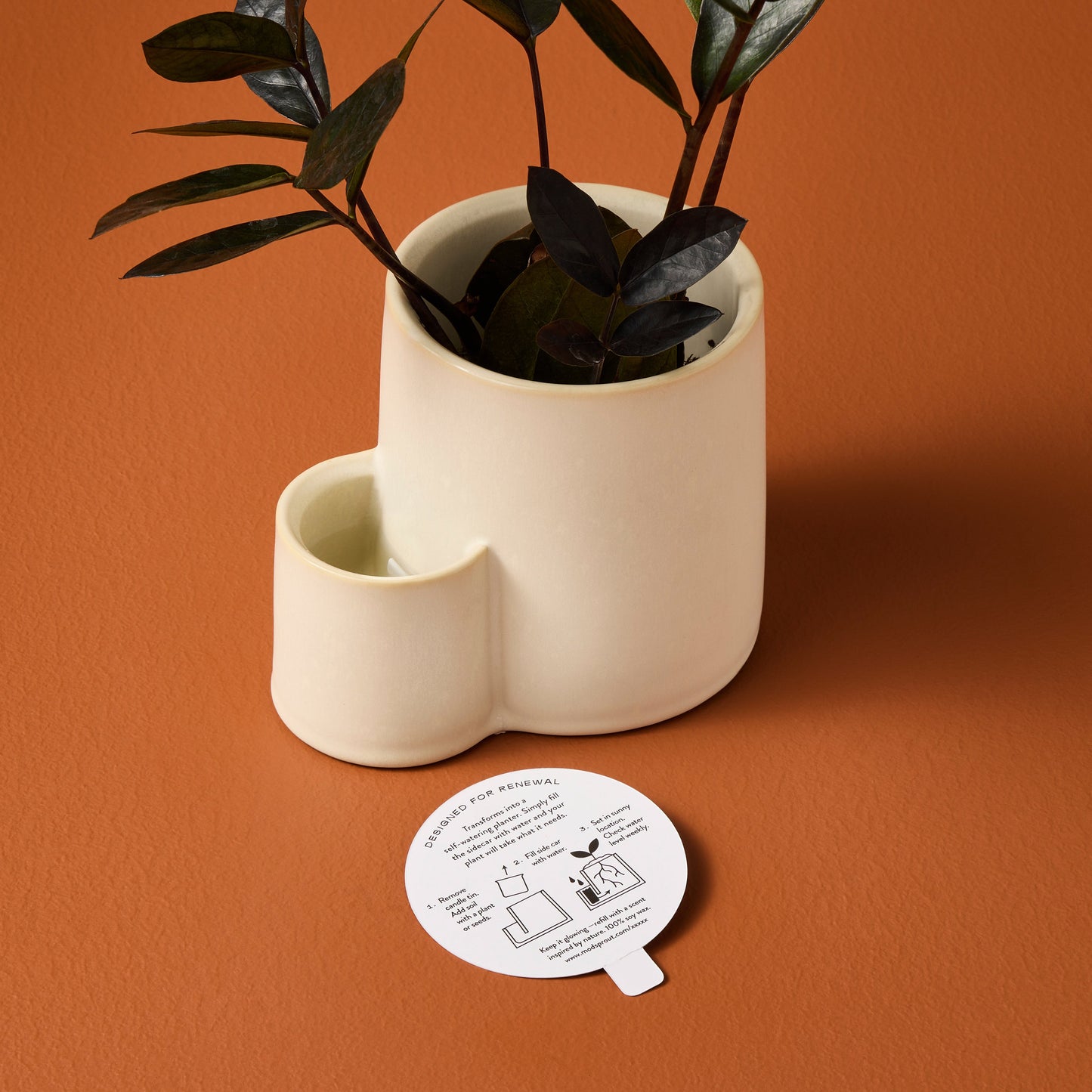 Indoor Planter - Ember Earth Candle +, Ceramic