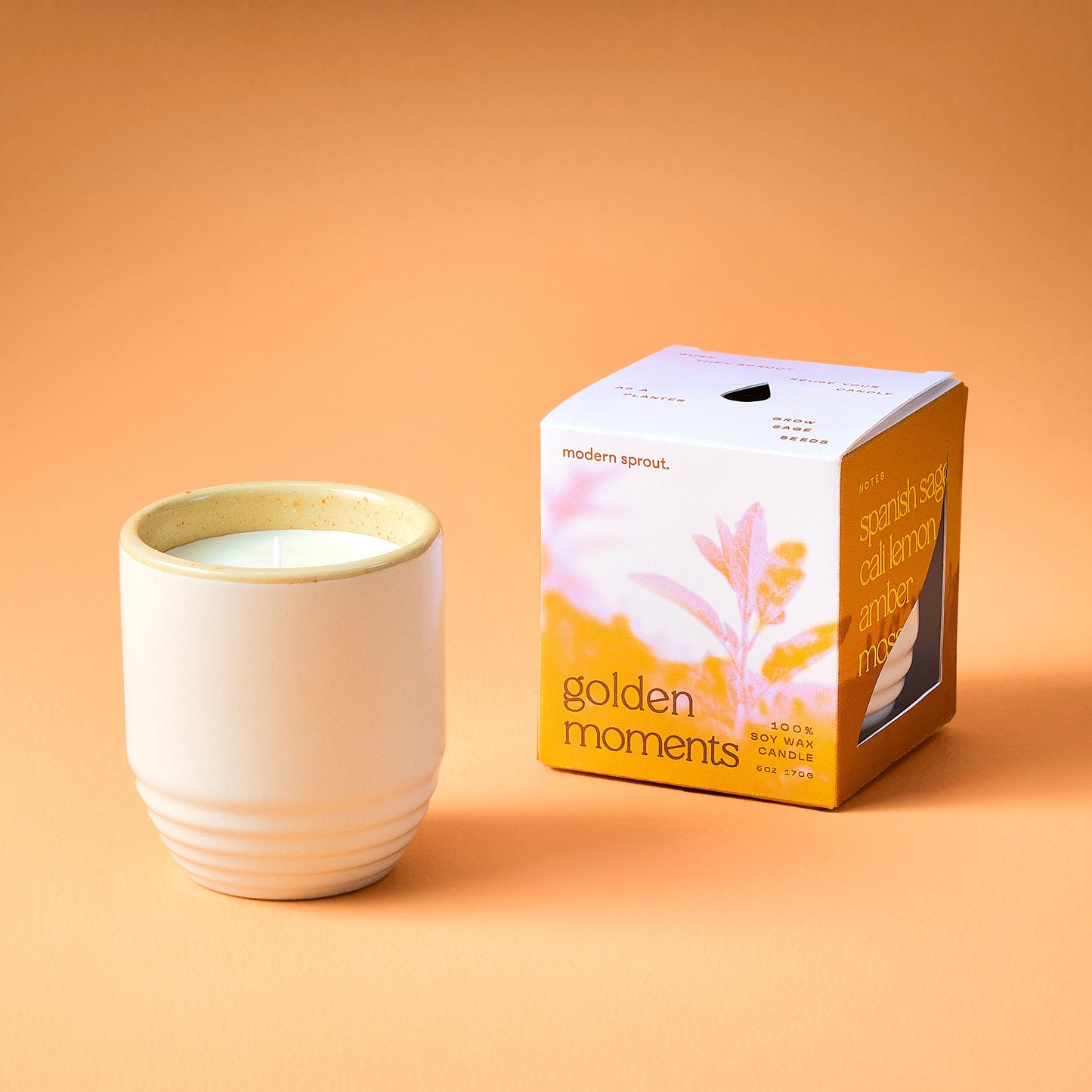 Indoor Planter - Garden Vibes Candle/ 2-in-1