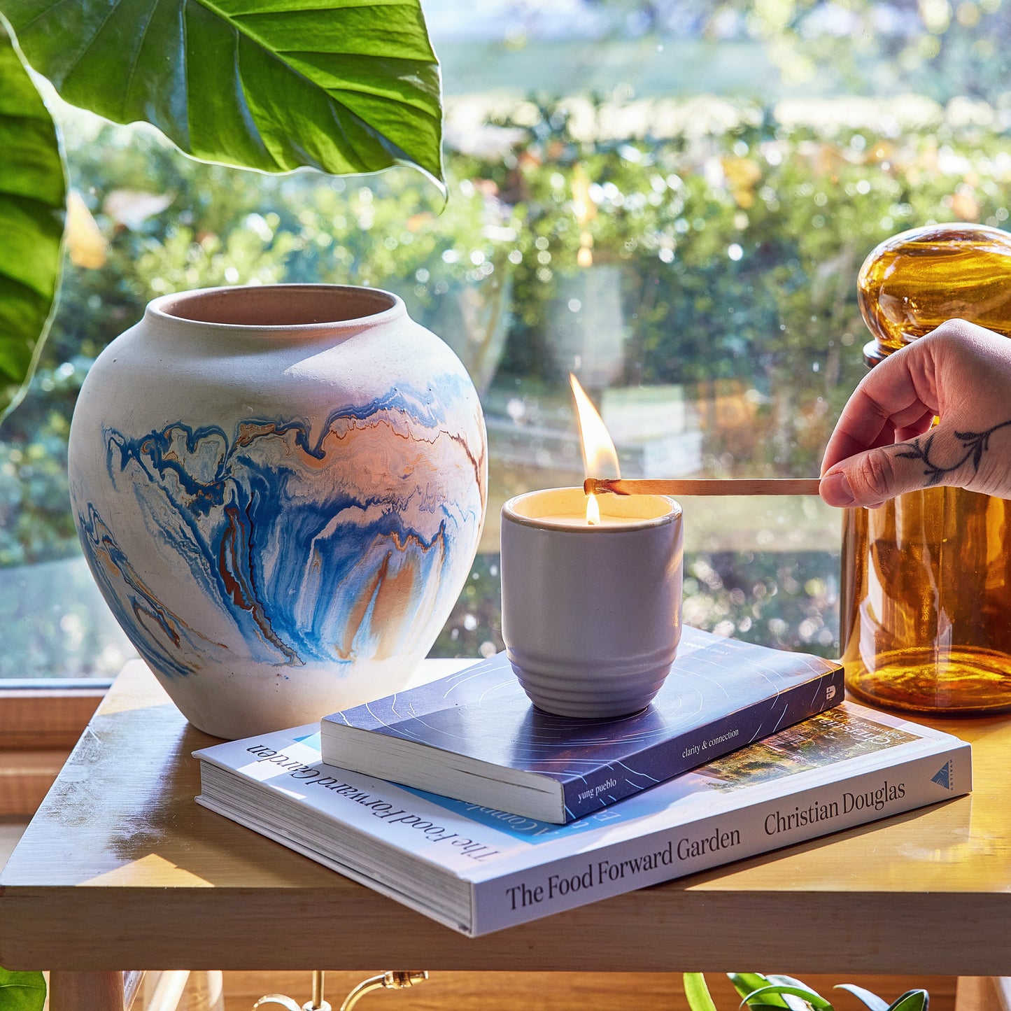 Indoor Planter - Garden Vibes Candle/ 2-in-1