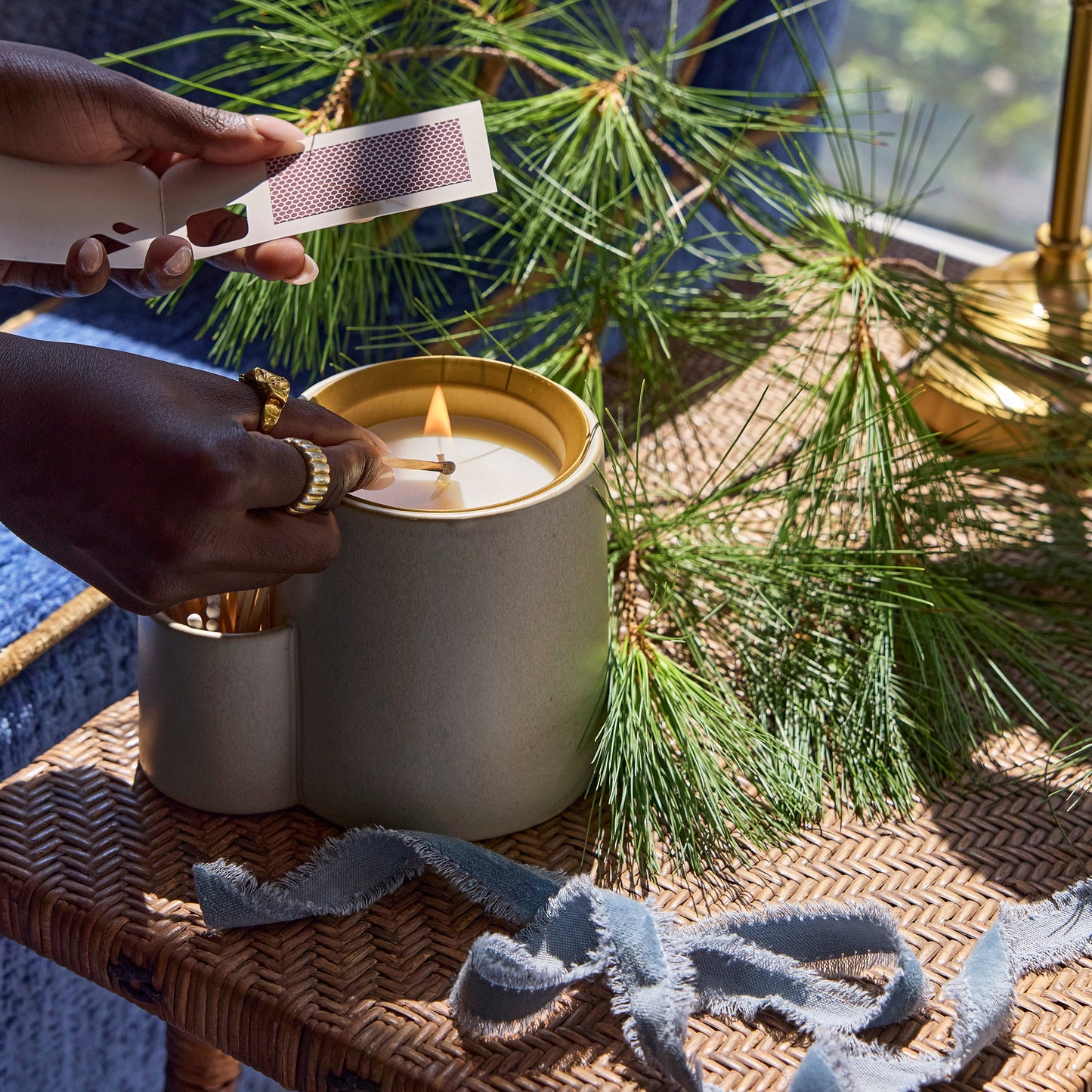 Indoor Planter - Ember Earth Candle +, Ceramic