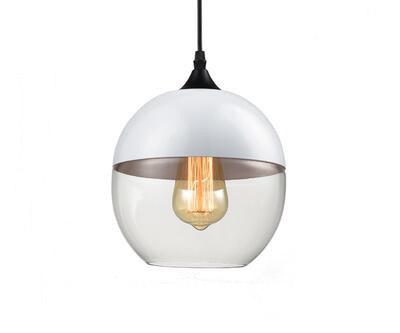 Nordic Glass Pendant Light, Minimalist Hanging Lamp for Kitchen Island