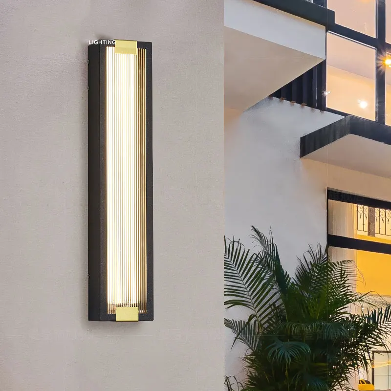 Outdoor Wall Light Modern LED Waterproof Stainless Steel
